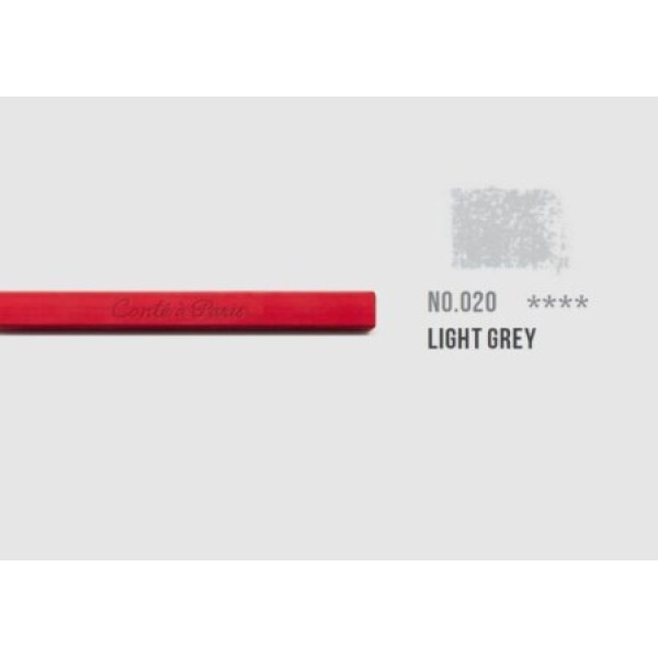 Пастель Conte Soft Pastels, № 020 Light grey (Світло-сірий) Пастель Conte Soft Pastels, № 020 Light grey (Світло-сірий)