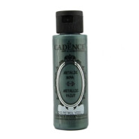 Акриловая краска с эффектом металлик Metallic Paint Cadence, 70 мл, Темно-зеленый
