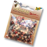 Мозаїка Folia мармурова Marbled 45 г/м2, 5x5 мм (700 шт), №01 Red (Червоний)