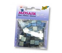Мозаїка глітерна Folia Glitter, 45 г/м2, 5x5 мм, 700 шт № 02 Blue Синій