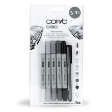 Набор маркеров Copic Ciao Set 5+1 (серые цвета + лайнер)