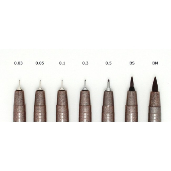 Мультилайнер Copic Multiliner 0,1 мм (не заправляється)