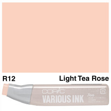 Чернила для заправки маркеров Copic Various Ink R-12 Light tea rose Светлая чайная роза