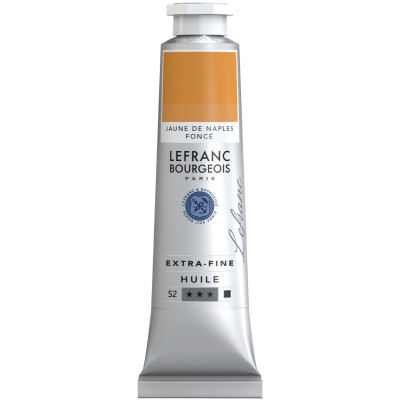 Олійна фарба Lefranc Extra Fine 40 мл № 733 Naples yellow deep Неаполітанський жовтий темний