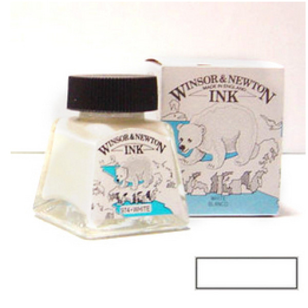 Туш художня Winsor Newton Drawing Inks 14 мл №702 Біла