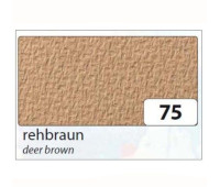 Картон Folia Tinted Mounting Board rough surface 220 г/м2, 50x70 см, №75 Deer brown Коричневий