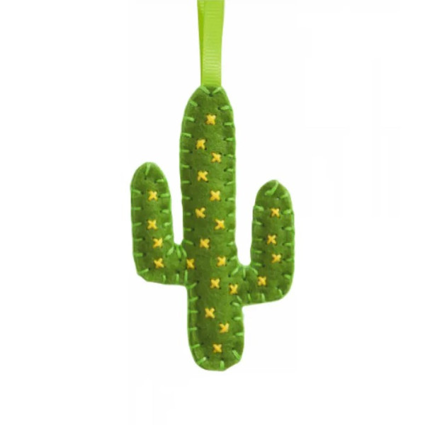 Набір із фетру для пошиття міні заготовки Folia Mini felt sewing sets, Кактус арт. 52911