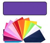 Папір обгортковий тишею однотонний Folia Tissue Paper 20 г/м2, 50x70 см, 13 листів, №60 Violet Фіолетовий