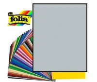 Двосторонній декоративний картон фотофон Folia Photo Mounting Board 300 г/м2,50x70 см №60 Срібний матовий