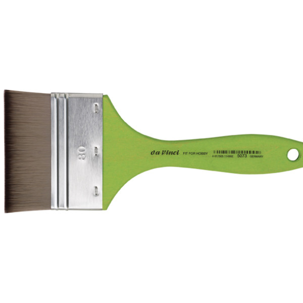 Кисть флейц мягкая синтетика DaVinci 5073 it for Hobby School mottler №80