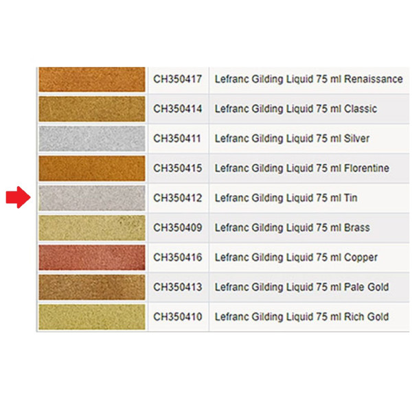 Рідка позолота Gilding liquid 75 мл Pewter