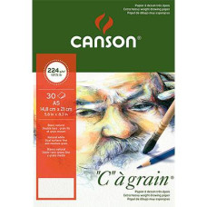 Альбом для нарисів Canson C a Grain 224 г/м2, A5, 30 аркушів