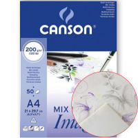 Альбом (склейка) универсальный Canson Mix Media Imagine, А4 (21*29,7см), 200 г/м2, 50 листов