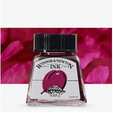 Тушь художественная Winsor Newton Drawing Inks 14 мл, №449 Purple Пурпурный