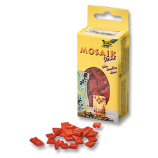 Мозаїка Folia Mosaic-glass tiles, 200 г/м2, 10x10 мм, 300 шт №20 Red Червоний