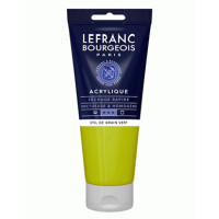 Акрилова фарба Lefranc Fine Acrylic Color 200 мл, 730 Stil de grain green Стильний зелений