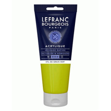 Акрилова фарба Lefranc Fine Acrylic Color 200 мл, 730 Stil de grain green Стильний зелений