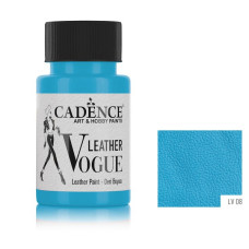 Фарба за шкірою Cadence VOGUE LEATHER PAINT, 50 мл, Бірюзовий
