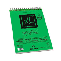 Альбом CANSON для набросков на спирали XL Recycled album spiral-bound 160 г/м2, A4 50 листов