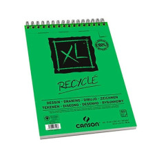 Альбом CANSON для нарисів на спіралі XL Recycled album spiral-bound 160 г/м2, A4 50 аркушів
