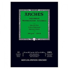 Альбом для акварелі Arches холодного пресування Arches Cold Pressed 300 гр/м2 21x29,7 см, 12 листів
