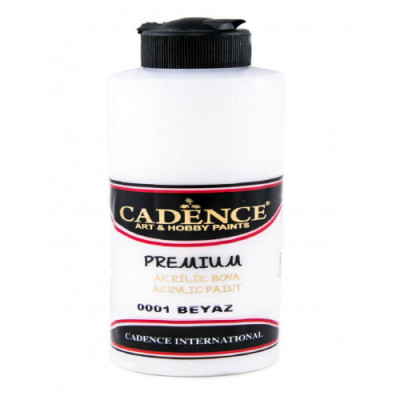 Акрилова фарба Cadence Premium Acrylic Paint 500 мл Білий