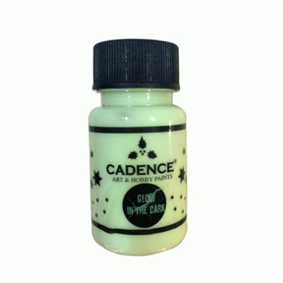 Акрилова фарба, що світиться в темряві Cadence Glow In The Dark, 50 мл, Молочний