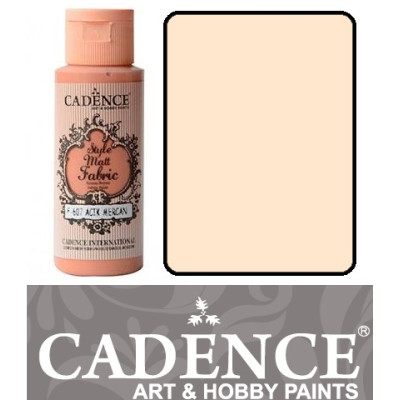 Краска по ткани Cadence Style Matt Fabric Paint, 59 мл, Слоновая кость