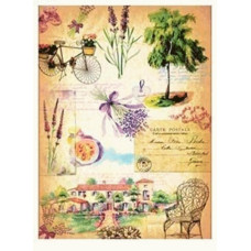 Декупажная карта на рисовой бумаге Rice Paper Decoupage Cadence, №36