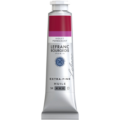 Масляная краска Lefranc Extra Fine 40 мл № 631 Permanent violet Фиолетовый перманентный