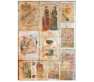 Декупажная карта на рисовой бумаге Rice Paper Decoupage Cadence, №324