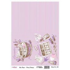 Декупажная карта на рисовой бумаге Rice Paper Decoupage Cadence, №484