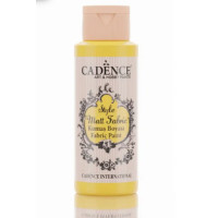 Краска для ткани Лимонно-желтая №635 Lemon yellow, Style Matt Fabric Cadence, 59 мл