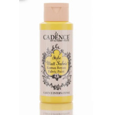 Фарба для тканини Лимонно-жовта №635 Lemon yellow, Style Matt Fabric Cadence, 59 мл