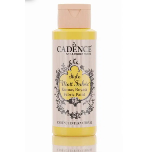 Фарба для тканини Лимонно-жовта №635 Lemon yellow, Style Matt Fabric Cadence, 59 мл