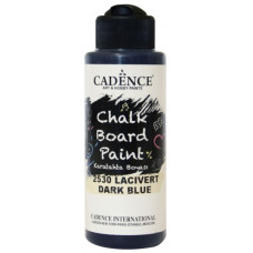 Фарба для створення крейдових дощок Cadence Chalk Board Paint, 120 мл Темно-синій