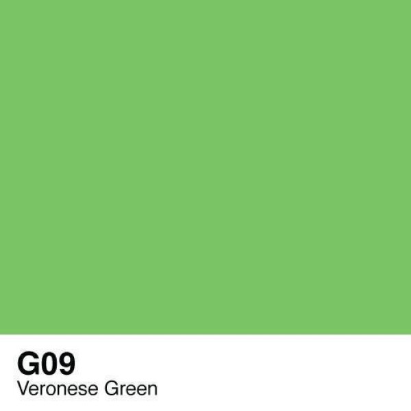 Чорнило для заправки маркерів Copic Various Ink G-09 Veronese green Веронський зелений