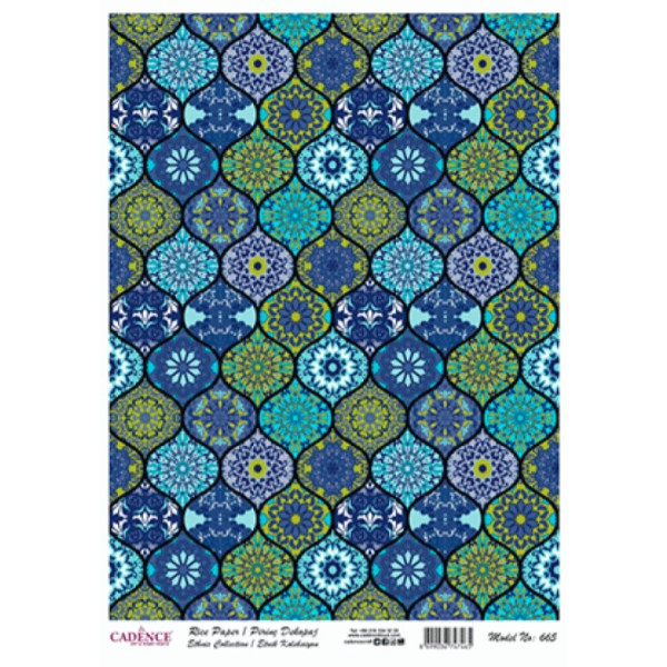 Декупажная карта на рисовой бумаге Rice Paper Decoupage Cadence, №465