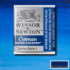 Акварельна фарба Winsor Newton Cotman Half Pan №327 Синій насичений