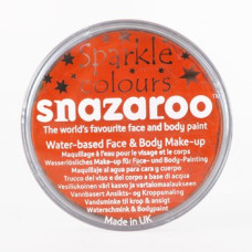 Фарба для гриму Snazaroo перламутова Sparkle 18 мл, Orange Оранжевий арт 1118531