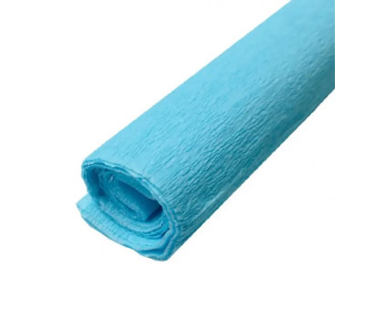 Крепон Folia Crepe paper 50x250 см, 32 г/м2, № 120 Light blue Голубой