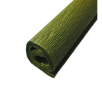 Крепон Folia Crepe paper 50x250 см, 32 г/м2 №142 Olive green Оливковий