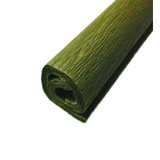 Крепон Folia Crepe paper 50x250 см, 32 г/м2 №142 Olive green Оливковий