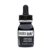 Пигментные чернила Liquitex Artists Acrylic Inks, 30 мл, № 337 Carbon Black Черный карбон