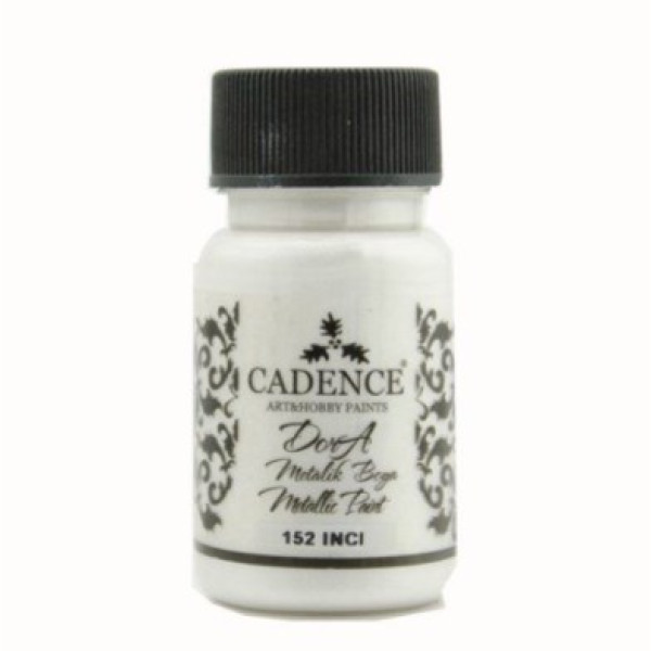 Акрилова фарба металік Cadence Dora Metallic Paint, 50 мл, Білий перламутровий