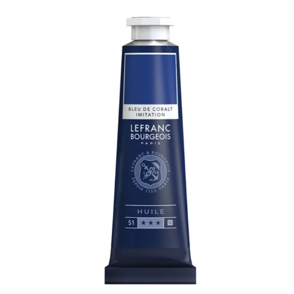Олійна фарба Синій кобальт Lefranc Extra-Fine 40 мл №030 S5, Cobalt Blue