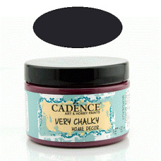 Крейдяна акрилова фарба Cadence Very Chalky Home Decor, 150 мл, Чорний