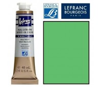 Олійна фарба Lefranc Extra Fine 40 мл №508 Chrome green medium light Середній світло-зелений хром