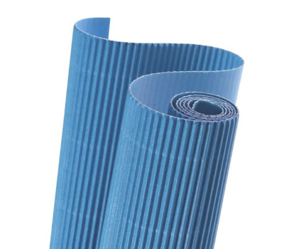 Картон гофрований Folia Corrugated board E-Flute, 50x70 см №33 Pacific blue Блакитний