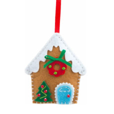 Набор из фетра для пошива мини фигурки Folia Mini felt sewing sets, Рождественский дом